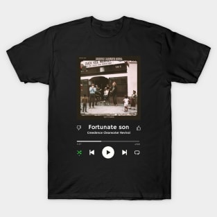 Stereo Music Player - Fortunate Son T-Shirt